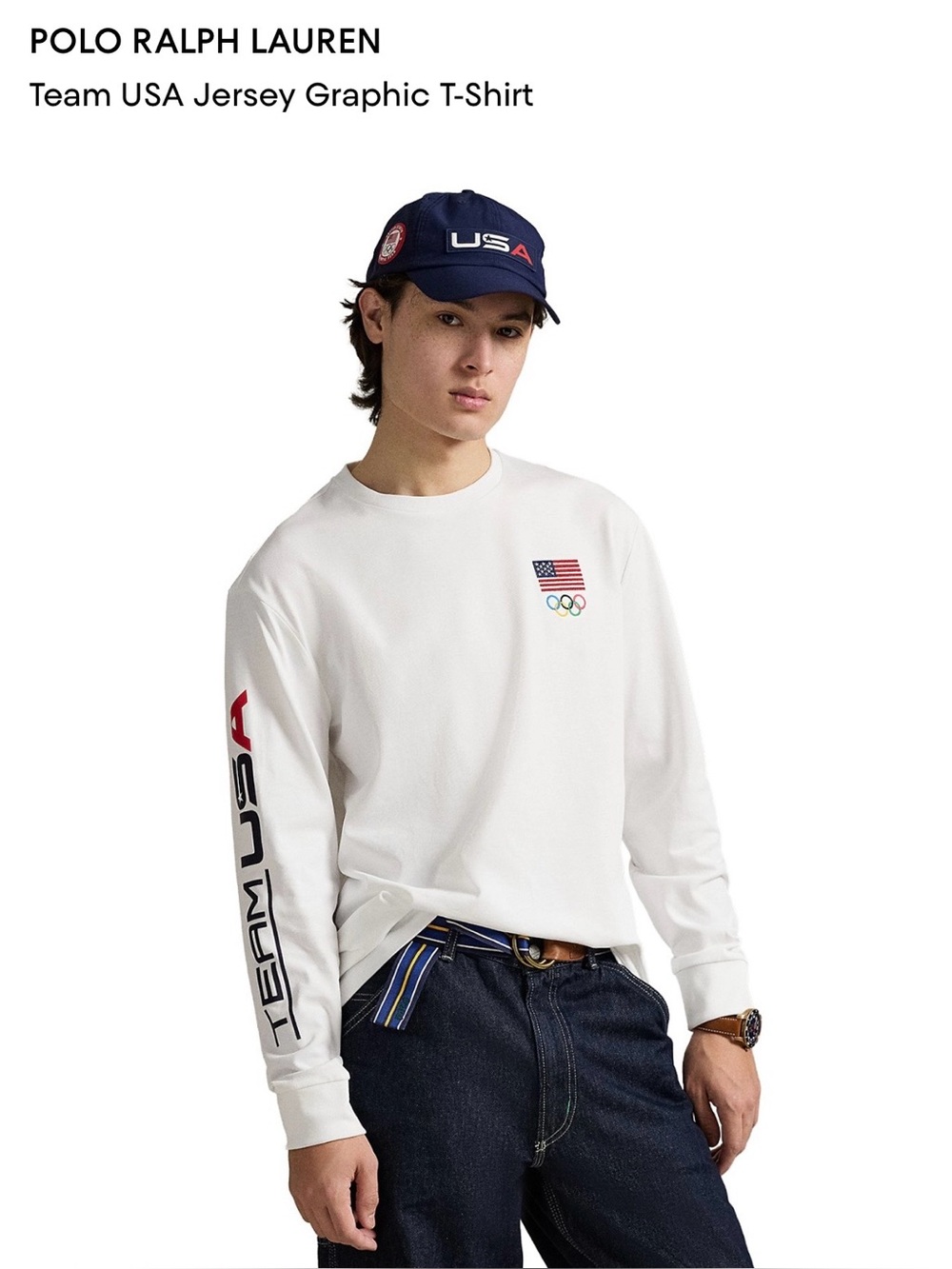 NWT POLO RALPH LAUREN Team USA Jersey Graphic T-Shirt